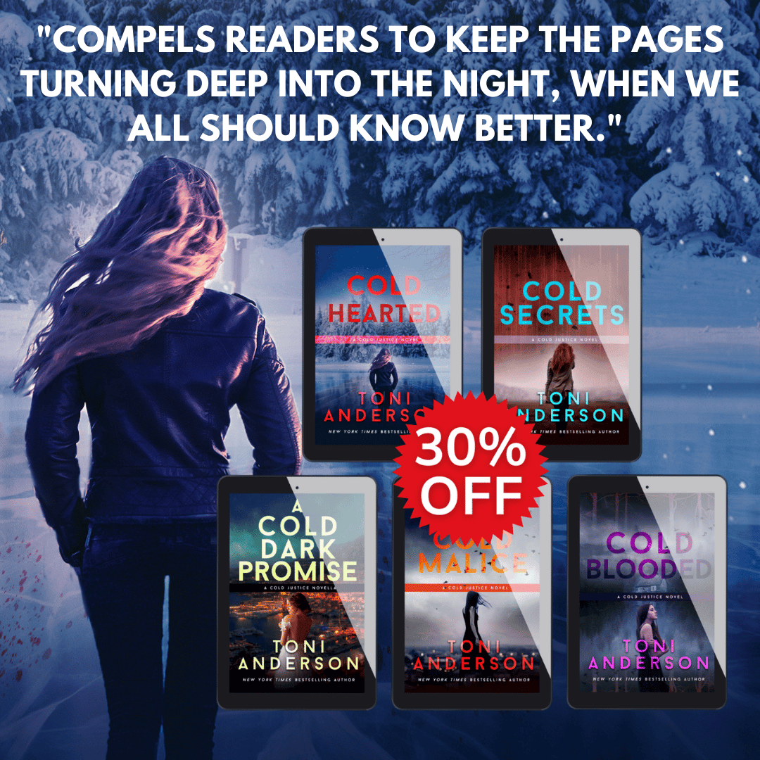 Cold Justice Series 6-10 by romantic suspense author Toni Anderson