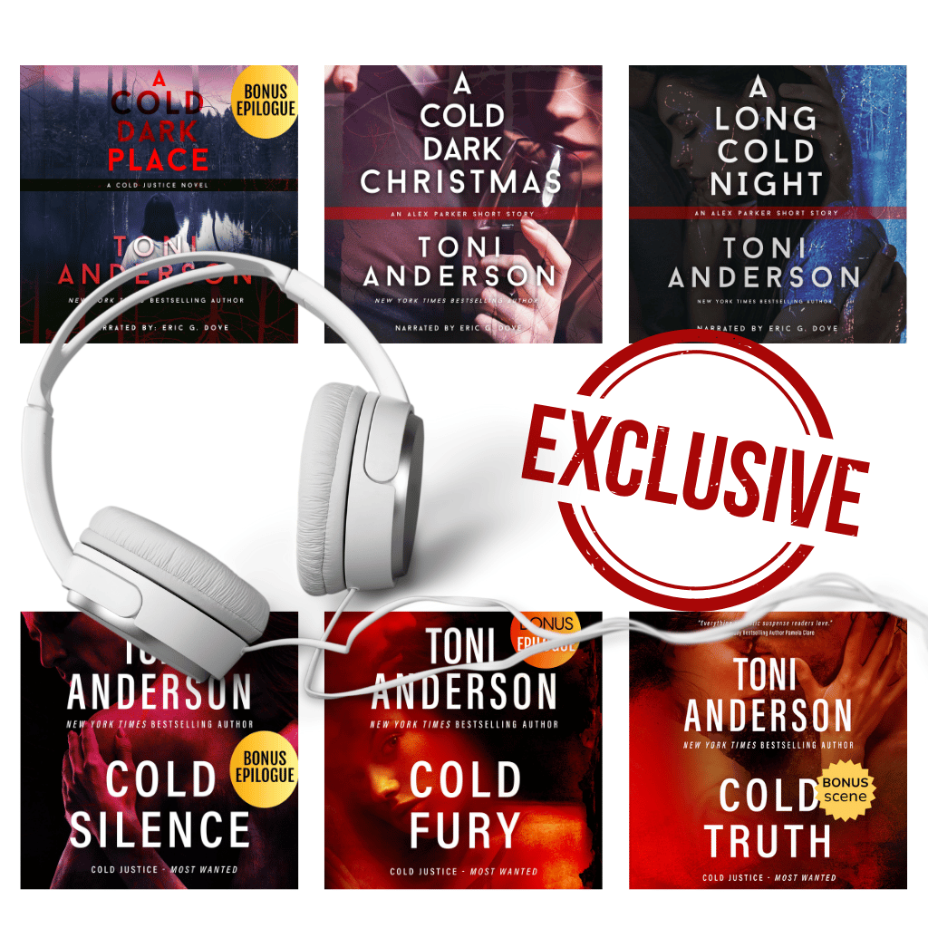 Audiobook Covers for all the bonus shorts by Toni Anderson