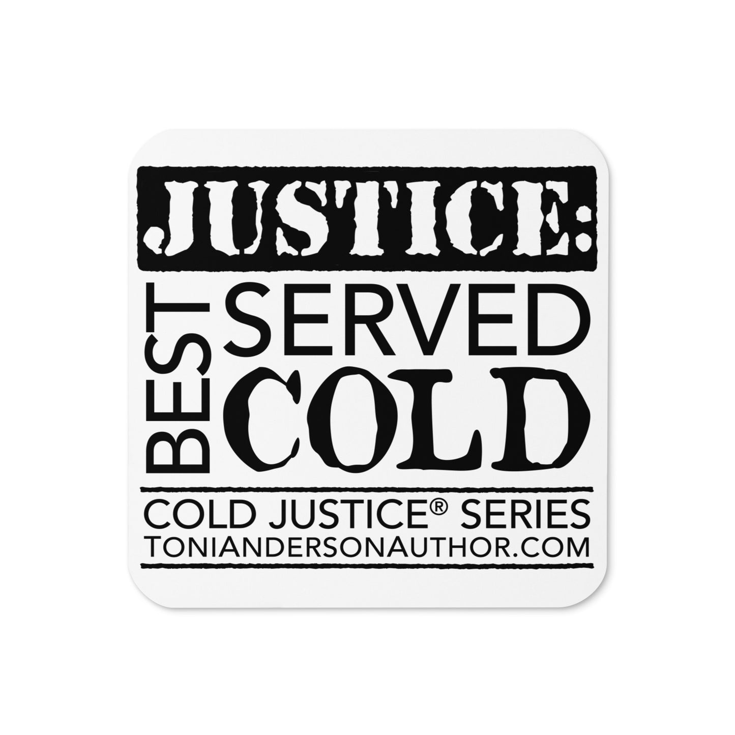 Meilleur servi froid - Dessous de verre en liège