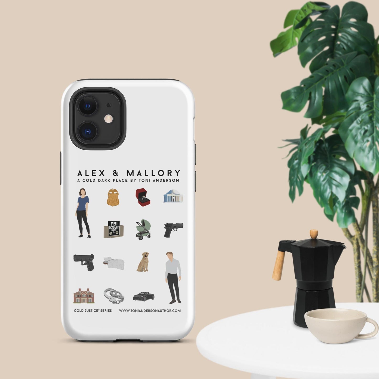 Alex & Mallory Grid - Tough Case for iPhone®