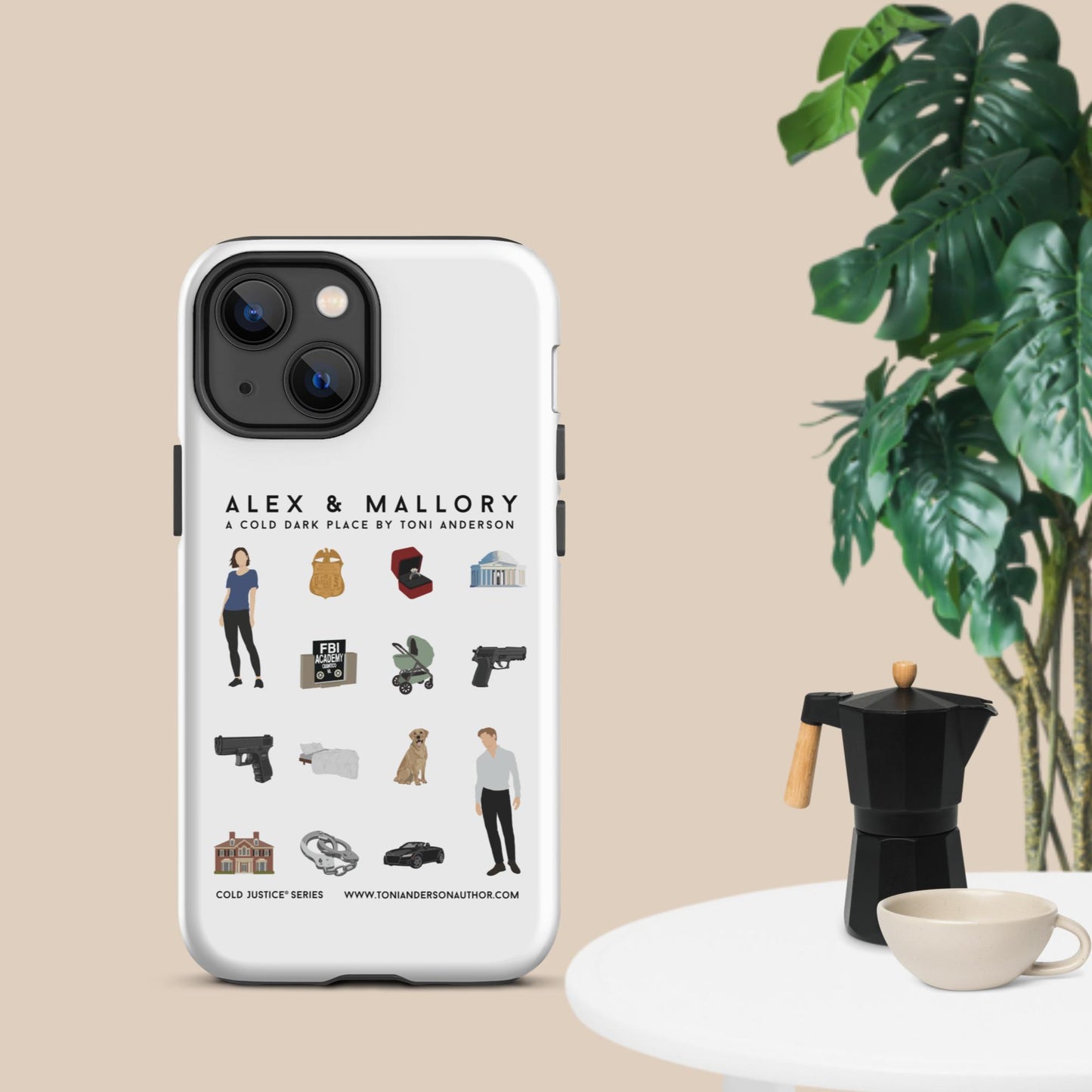 Alex & Mallory Grid - Tough Case for iPhone®