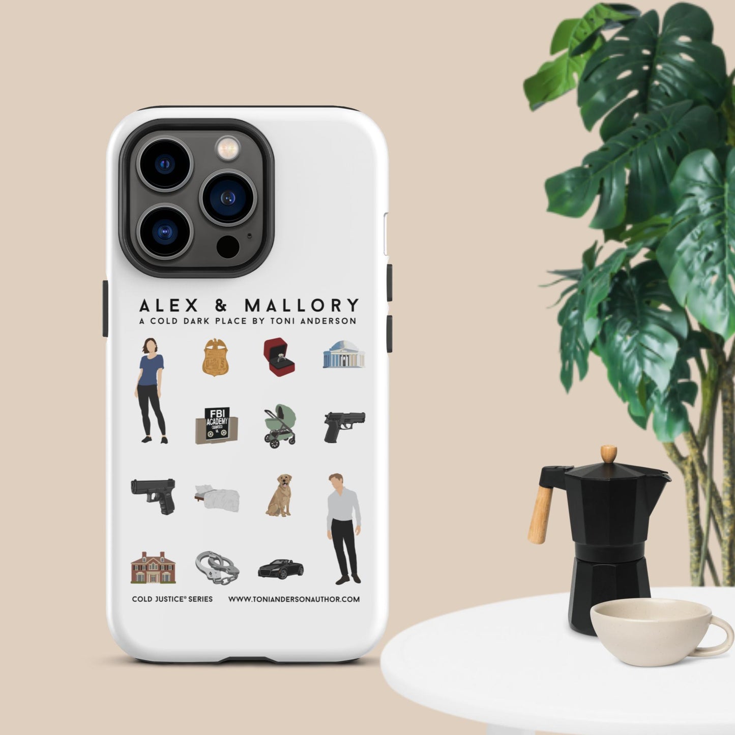 Alex & Mallory Grid - Tough Case for iPhone®