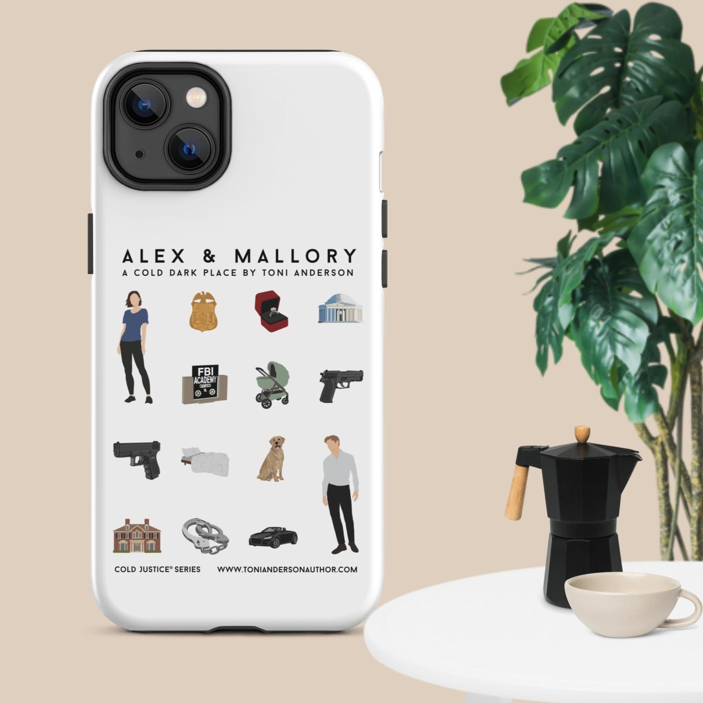 Alex & Mallory Grid - Tough Case for iPhone®