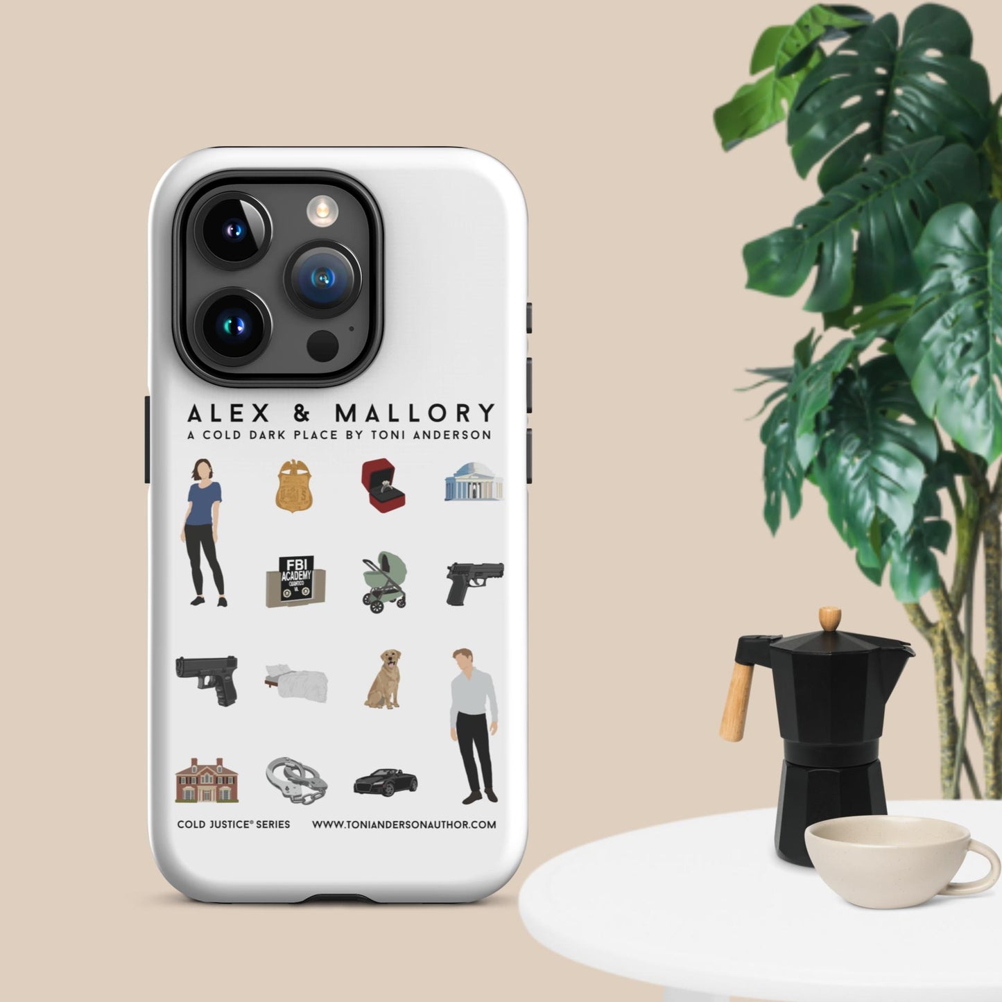 Alex & Mallory Grid - Tough Case for iPhone®