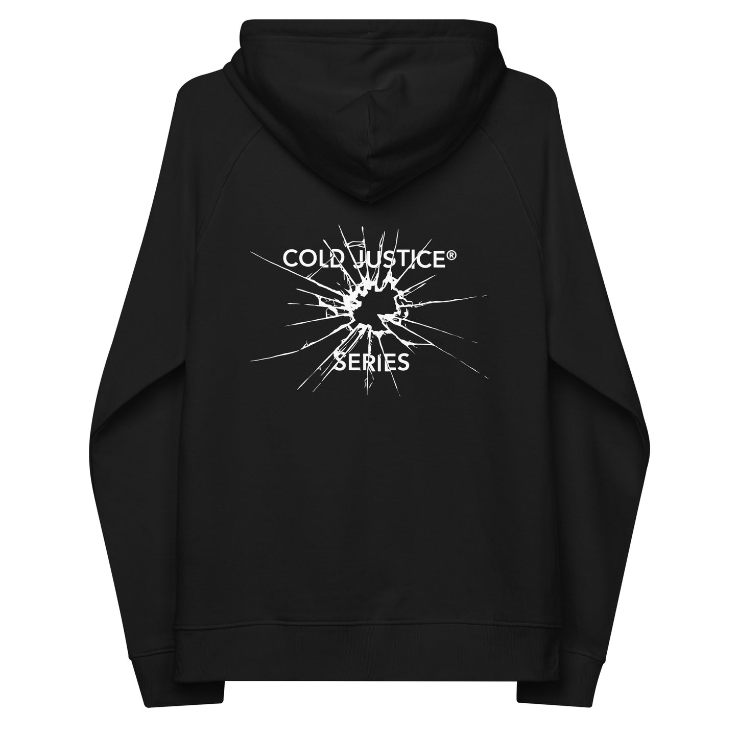 Cold Justice - Sweat à capuche raglan écologique unisexe