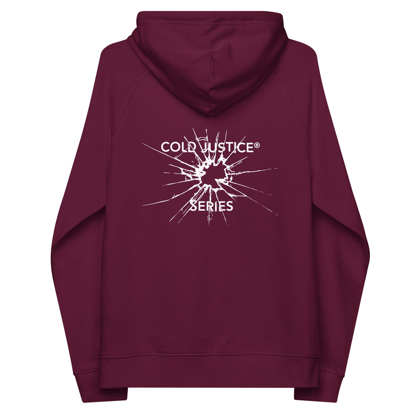 Cold Justice - Sweat à capuche raglan écologique unisexe