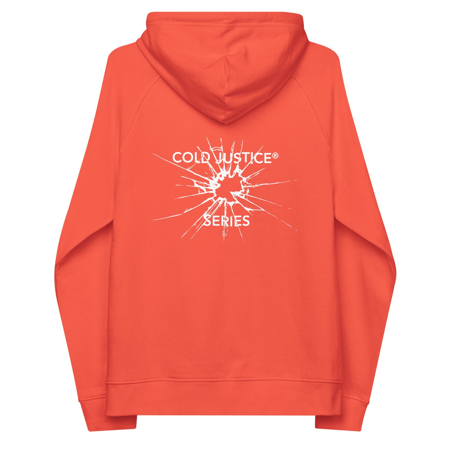Cold Justice - Sweat à capuche raglan écologique unisexe