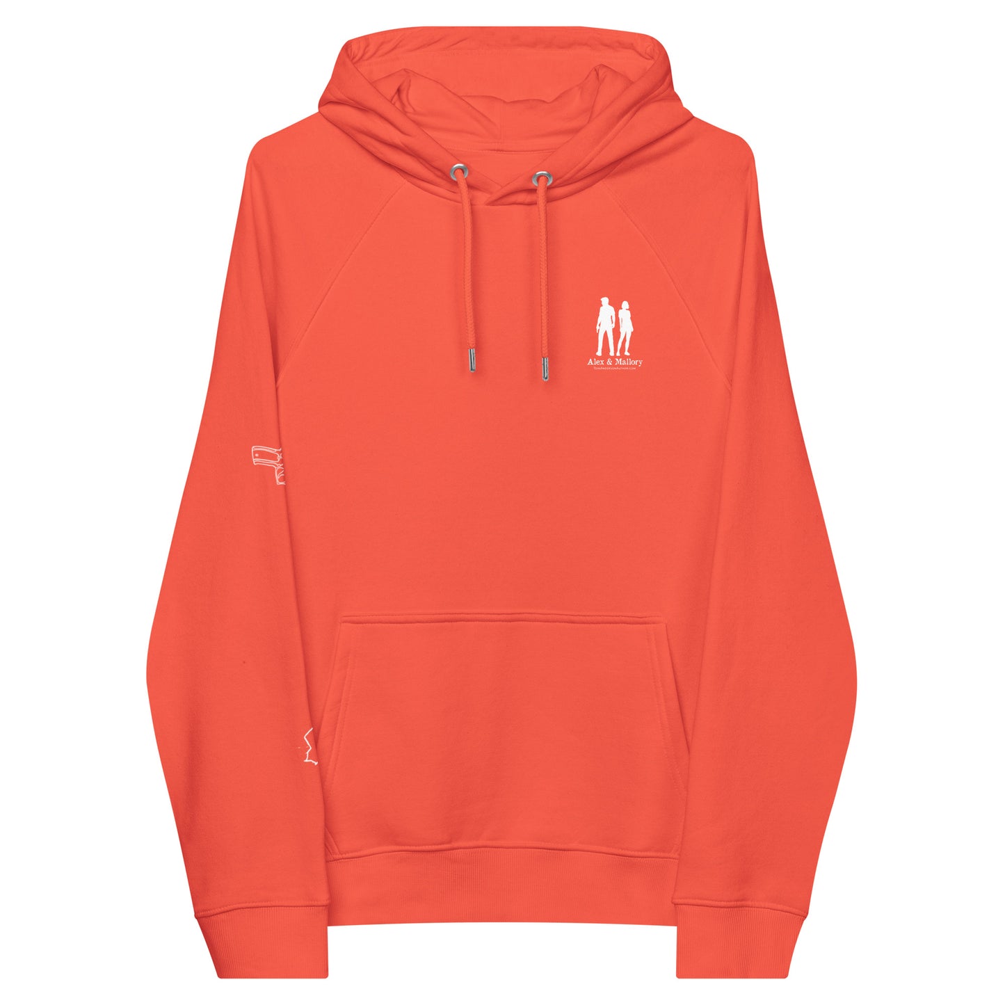 Cold Justice - Sweat à capuche raglan écologique unisexe