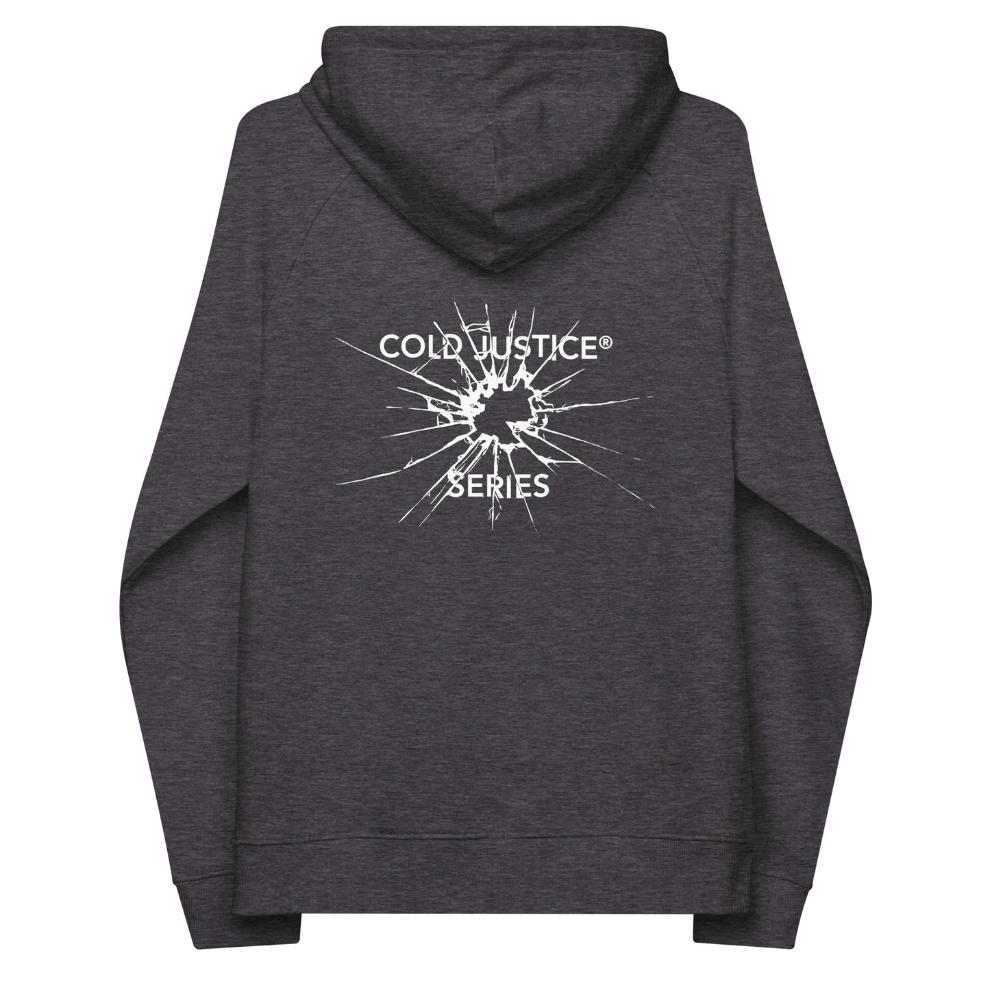 Cold Justice - Sweat à capuche raglan écologique unisexe