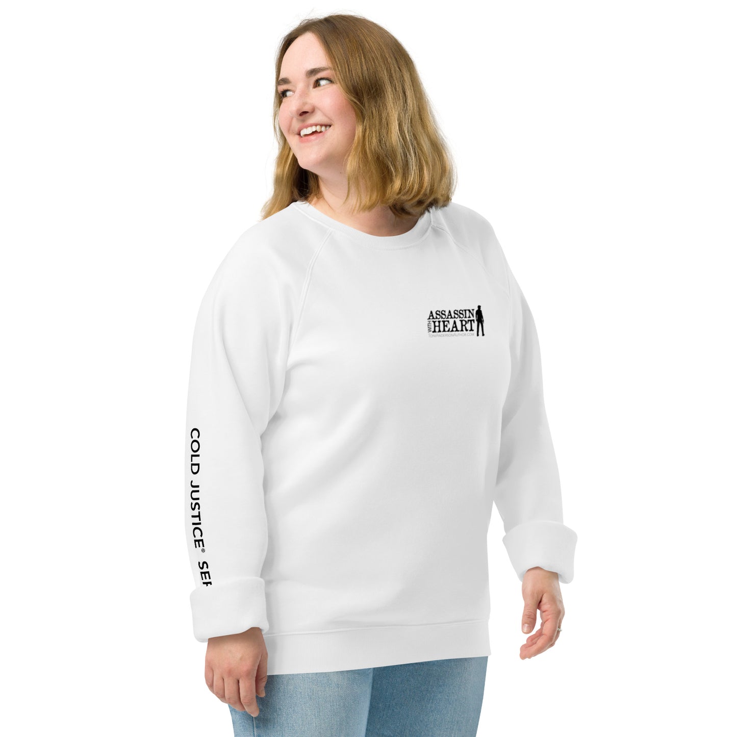 Assassin With Heart - Sweat raglan bio unisexe