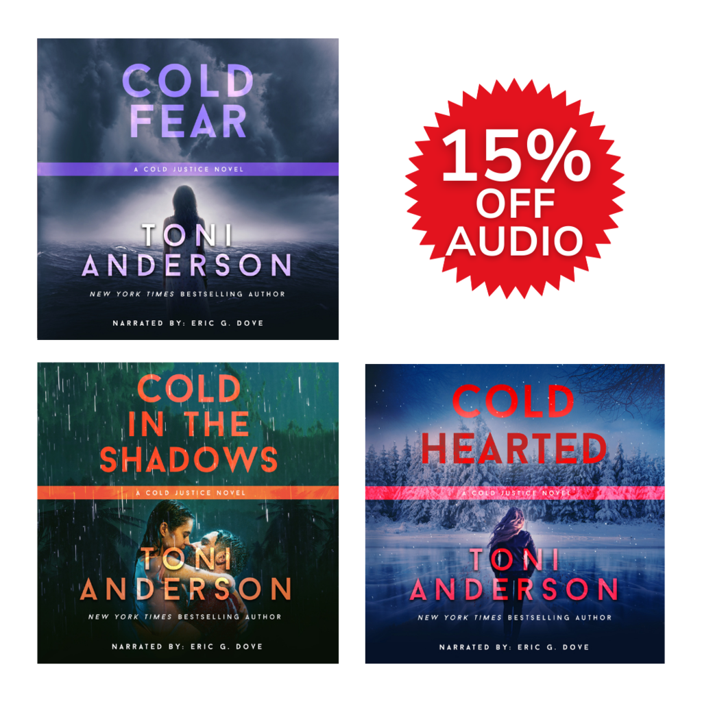Toni Anderson's Cold Justice Audiobooks 3 book bundle