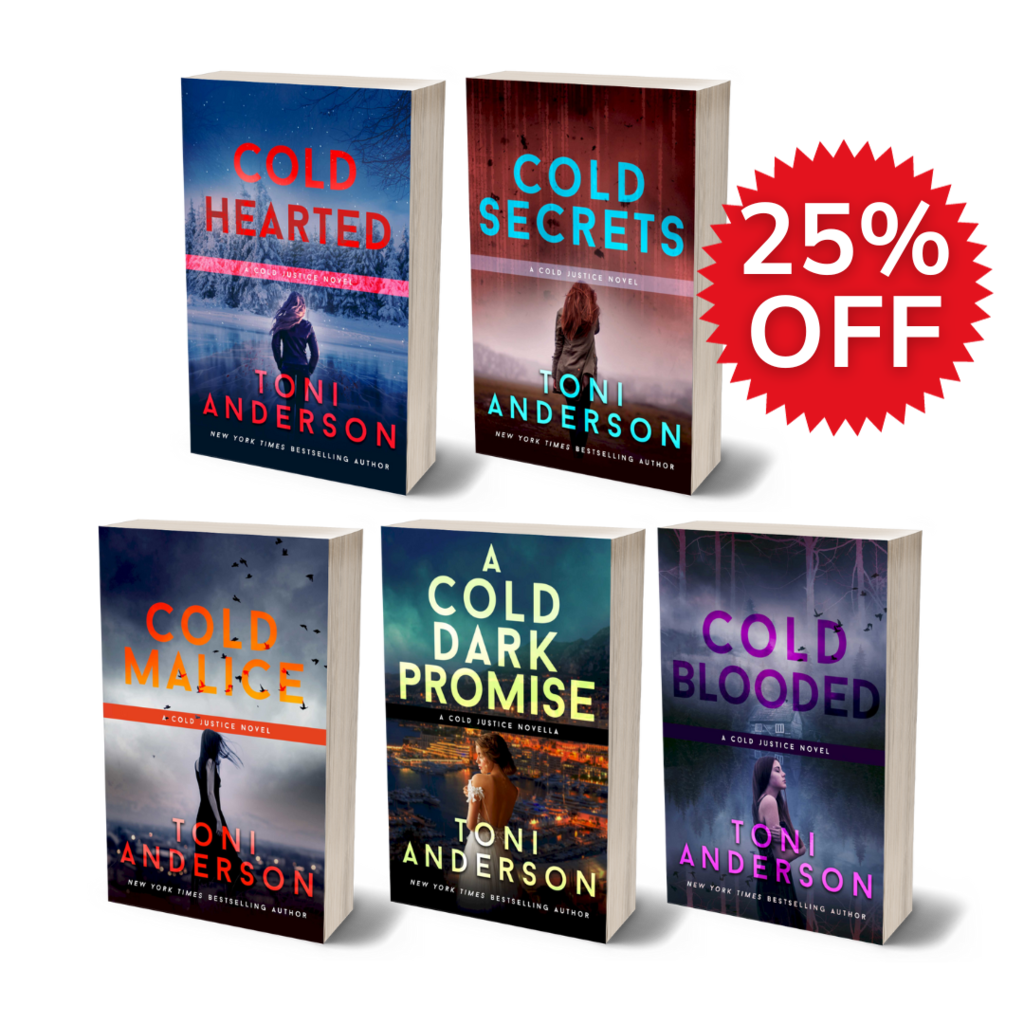 Cold Justice Series Bundle, Books 6-10 (PAPERBACKS) – ToniAndersonStore