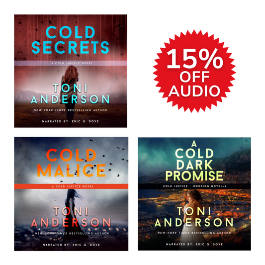Toni Anderson's Cold Justice Audiobooks 3 book bundle