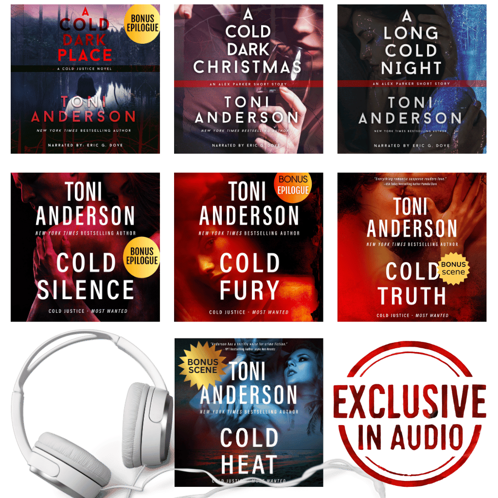 Audiobook Covers for all the bonus shorts by Toni Anderson