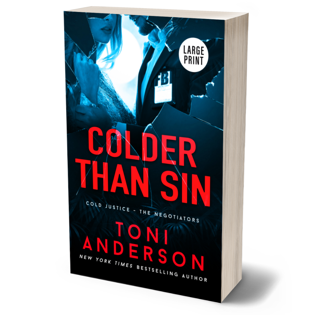 Colder Than Sin Romantic Thriller large print by Toni Anderson