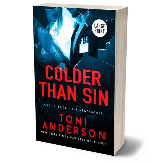 Colder Than Sin Romantic Thriller large print by Toni Anderson