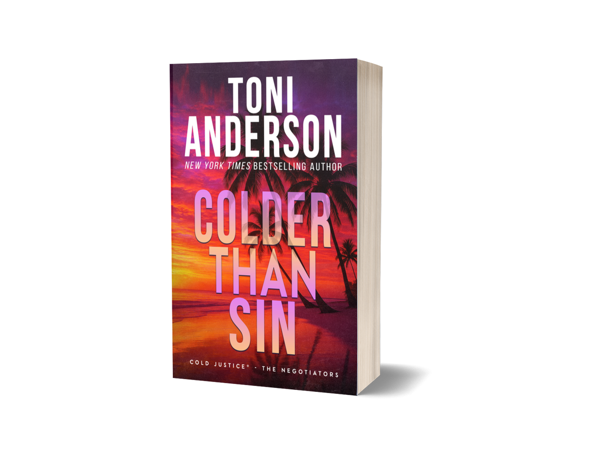 Colder Than Sin Romantic Thriller paperback by Toni Anderson