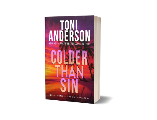 Colder Than Sin Romantic Thriller paperback by Toni Anderson