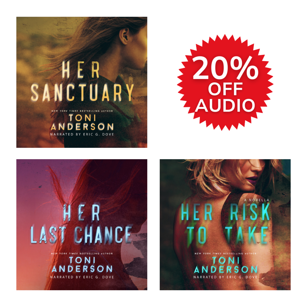 Toni Anderson's HER Romantic Suspense Audiobooks 3 book bundle