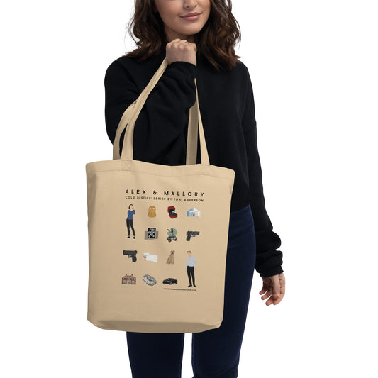 Alex & Mallory Grid - Eco Tote Bag