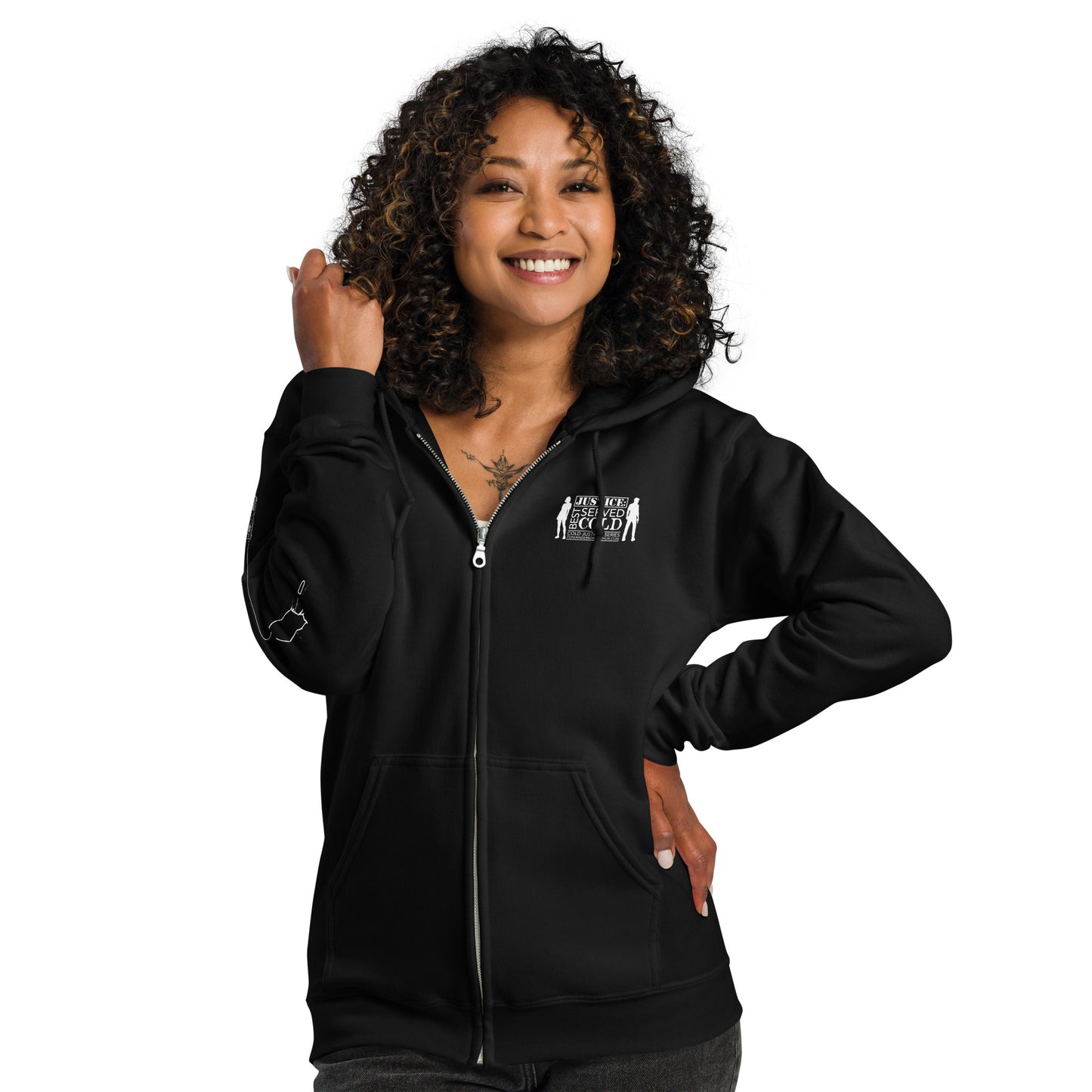 Justice Best Served - Unisex heavy blend zip hoodie