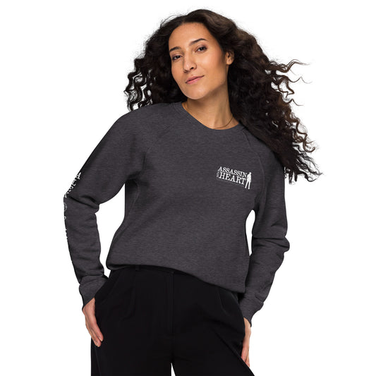 Assassin With Heart - Alex Parker - Sweat-shirt raglan biologique unisexe